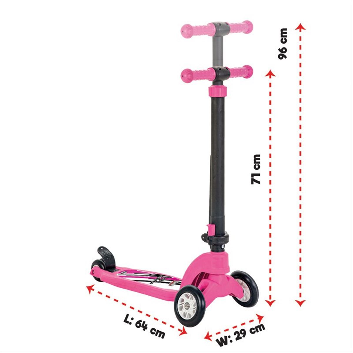 PİLSAN COOL SCOOTER 07-358 PEMBE 1