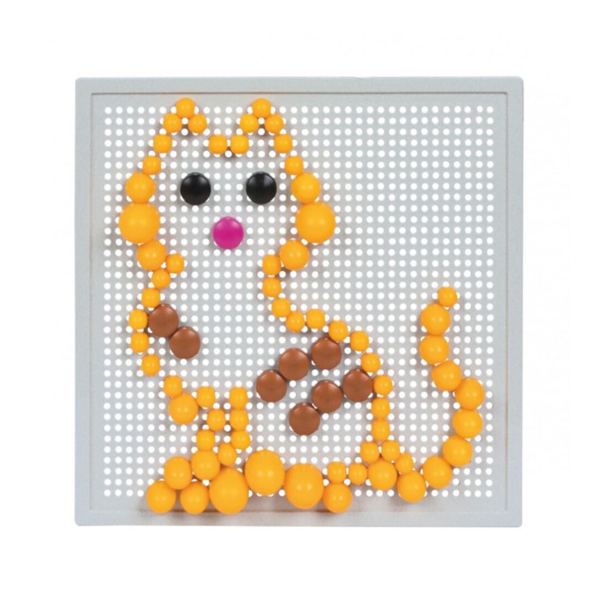 PİLSAN MUSHROOM NAİLS PEGBOARD 03-333 EĞİTİCİ MANTARCIK VE DÜĞMELER 512 PARÇA 3+ 1