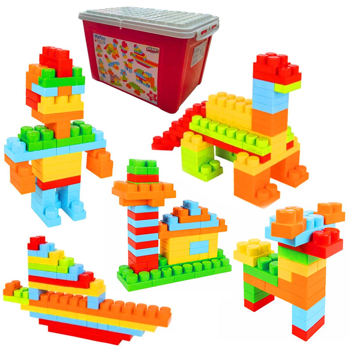 PİLSAN MASTER BLOCKS 03-580 168 PARÇA 12M+ 1