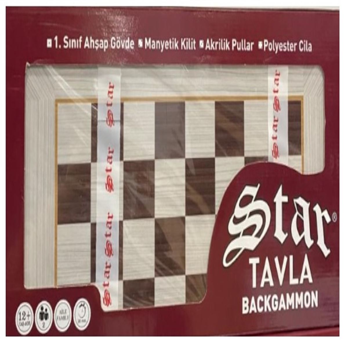 STAR TAVLA TAKIMI KLASİK MAT PROFİL YENİCE MEŞE 1022061 12+ 1