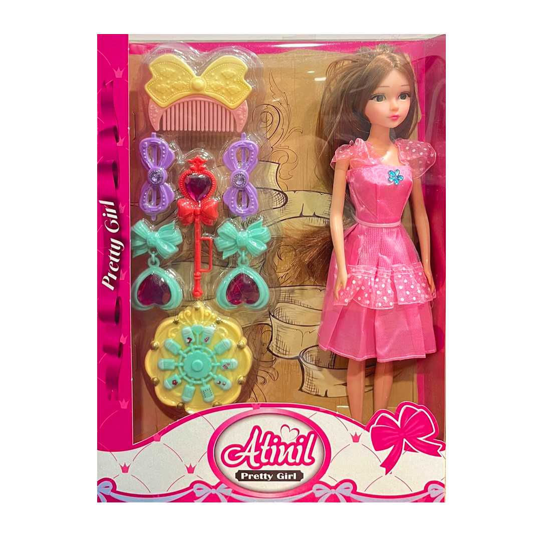 KEMBAY ATİNİL BEBEK KMB-925 PRETTY GİRL AKSESUARLI KUTULU 3+ 1