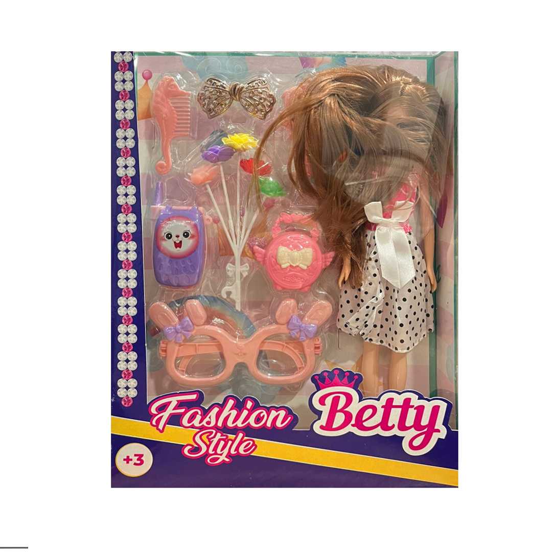 KEMBAY FASHİON STYLE MANKEN BEBEK KMB-926 BETTY AKSESUARLI KUTULU 3+ 1