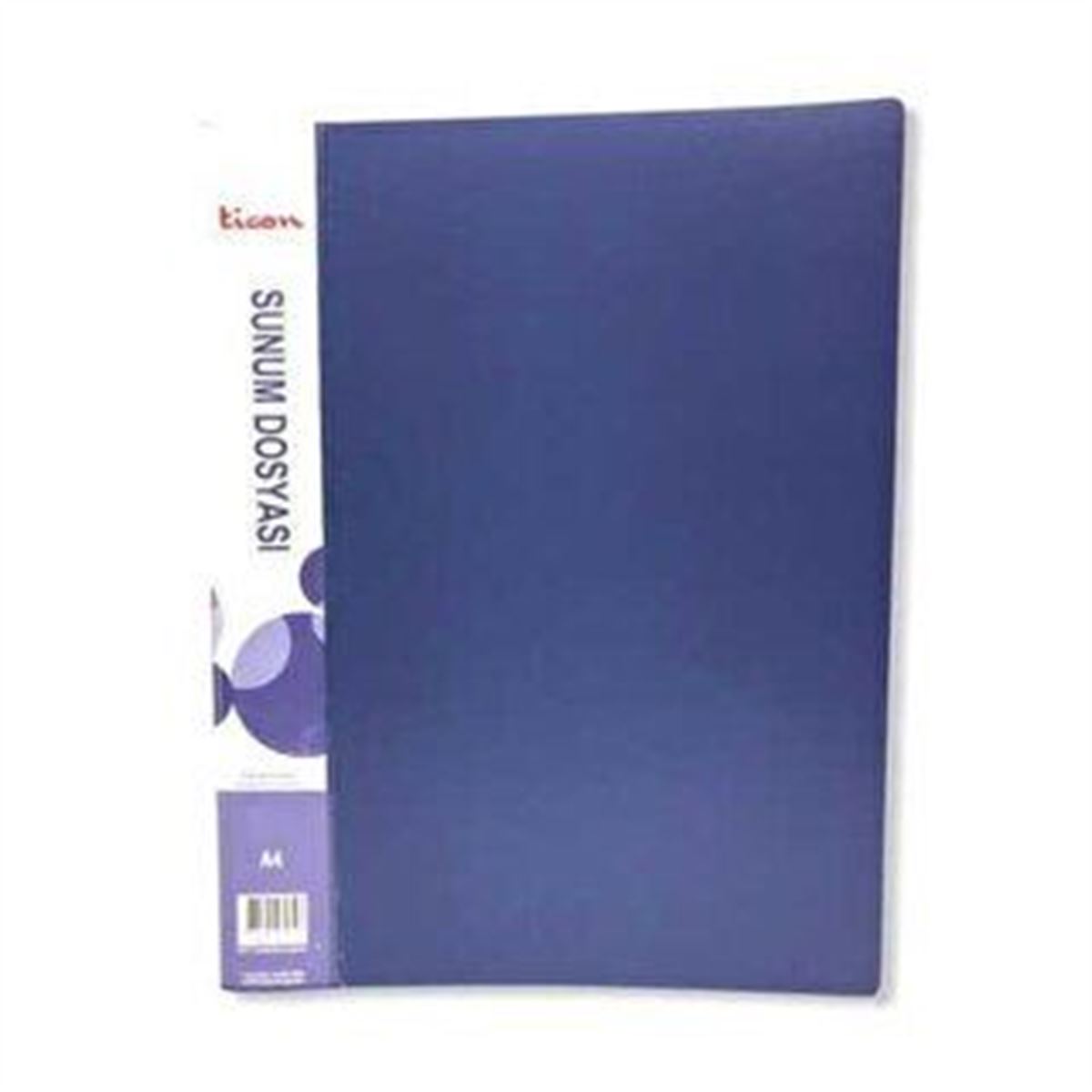 TİCON SUNUM DOSYASI A4 60 LI MAVİ 11497 1