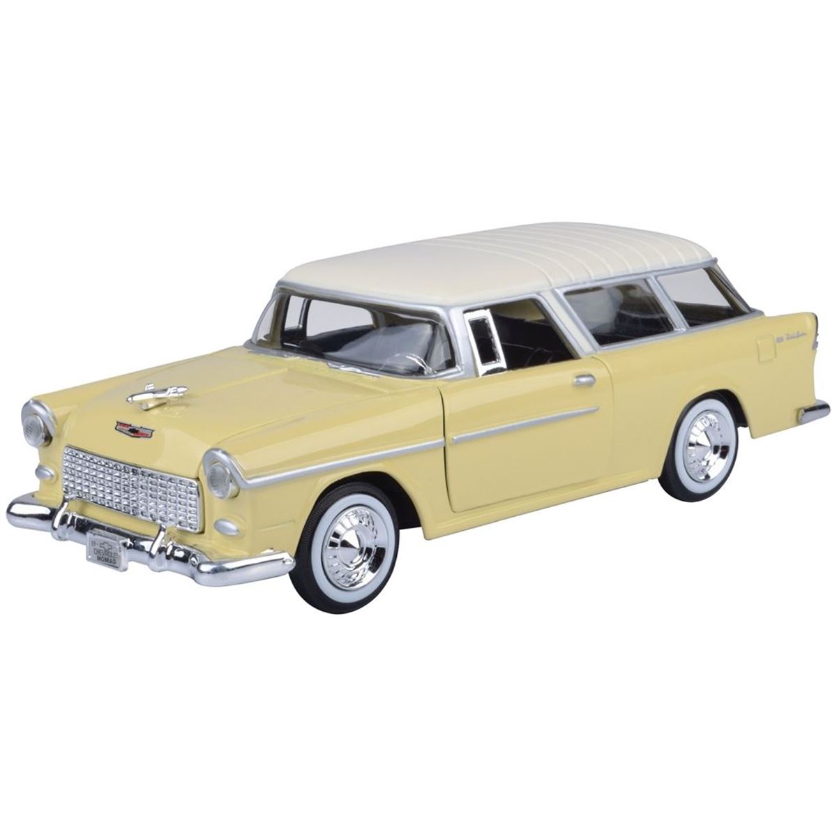 VARDEM SÜRTMELİ METAL ARABA 73248AC TİMELESS LEGENDS 1955 CHEVY BEL AİR NOMAD 1.24 3+ 1