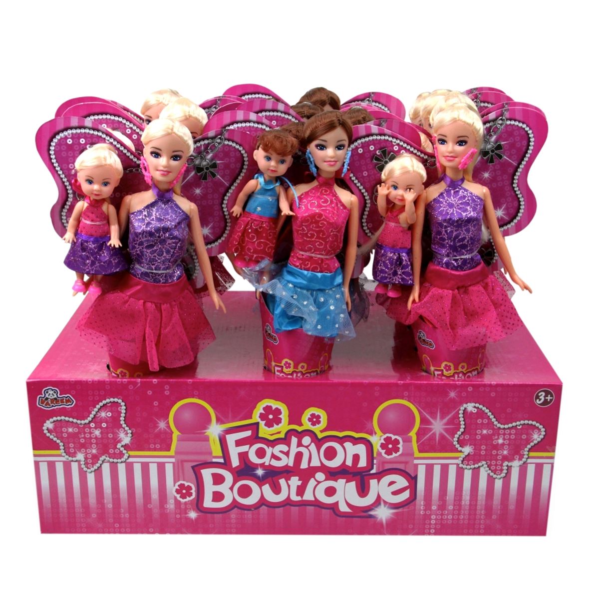 VARDEM FASHİON BOUTİQUE 11420 KÜLAHLI ANNE VE KIZI 12 Lİ 1