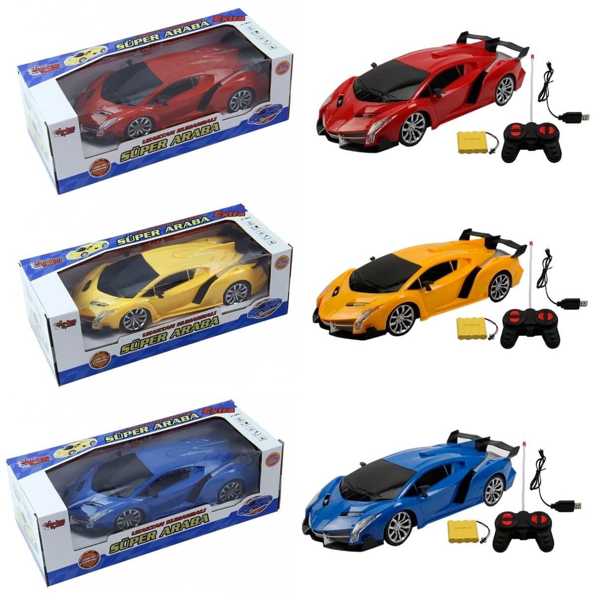 VARDEM KUMANDALI SÜPER ARABA 699-217A-699-218A IŞIKLI ŞARJLI 1:16 3+ 1
