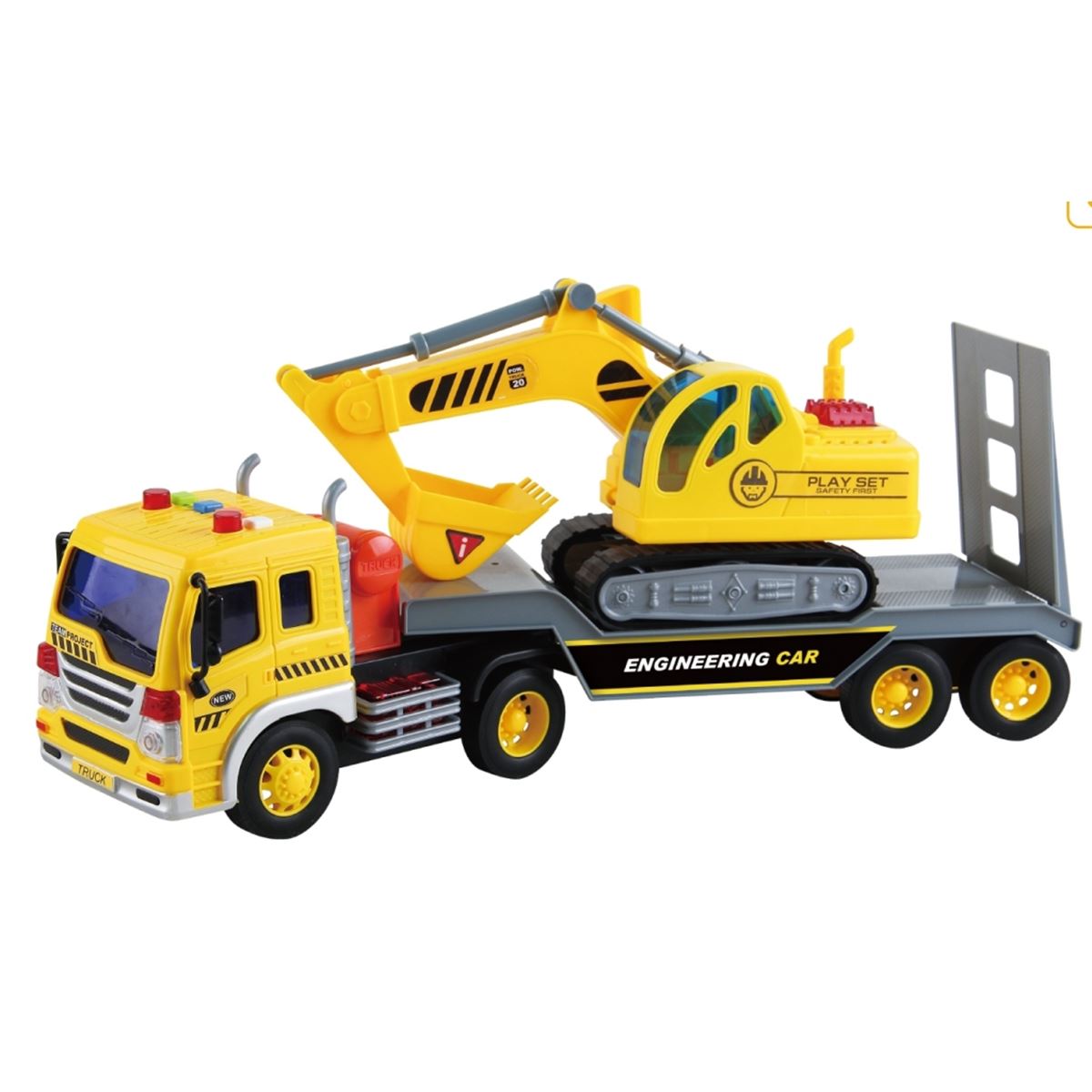 VARDEM WY571A SESLİ IŞIKLI EXCAVATOR TAŞIYAN TIR 1