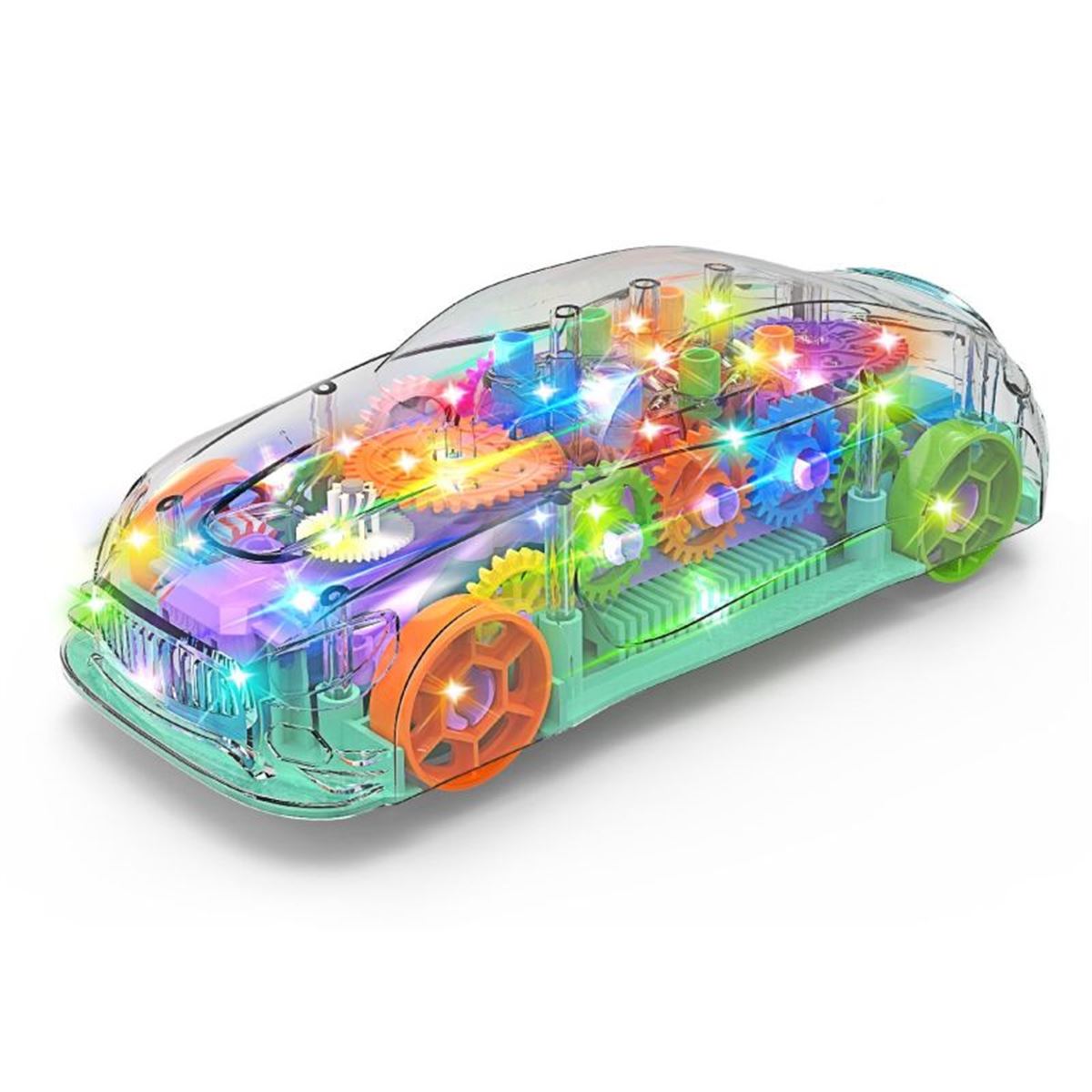 VARDEM ÇARP DÖN ARABA M66107 CONSEPT ŞEFFAF IŞIKLI MÜZİKLİ 3+ 1