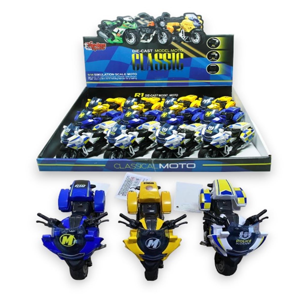 VARDEM ÇEK BIRAK MOTORSİKLET MY66-M2117 1:14 3+ 1