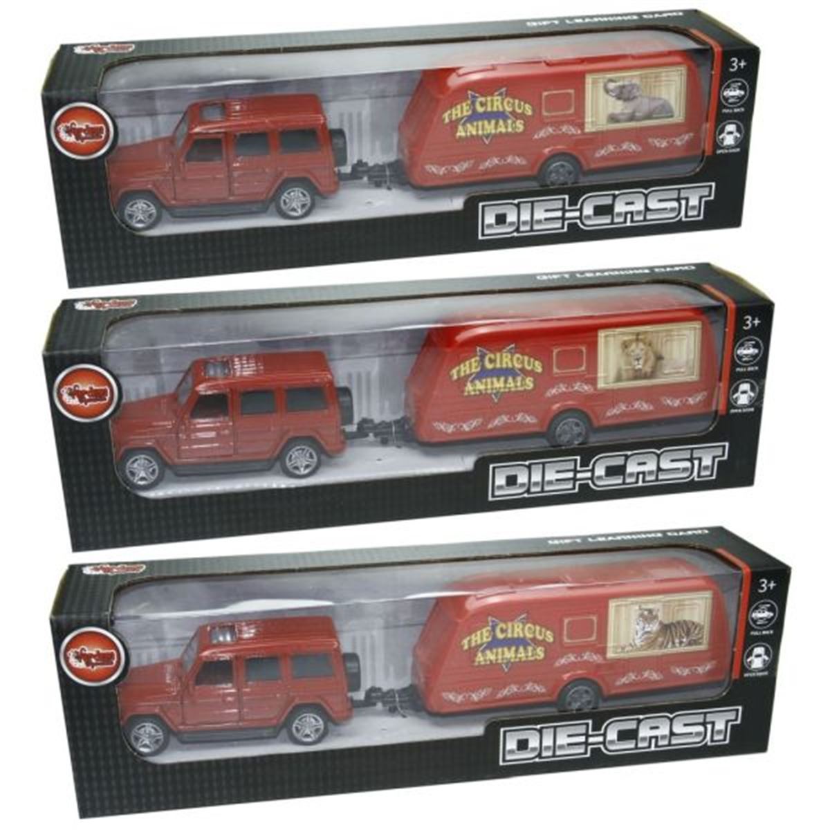 VARDEM DİE CAST XFD1006 JEEP+HAYVAN TAŞIMA ROMORKU 1