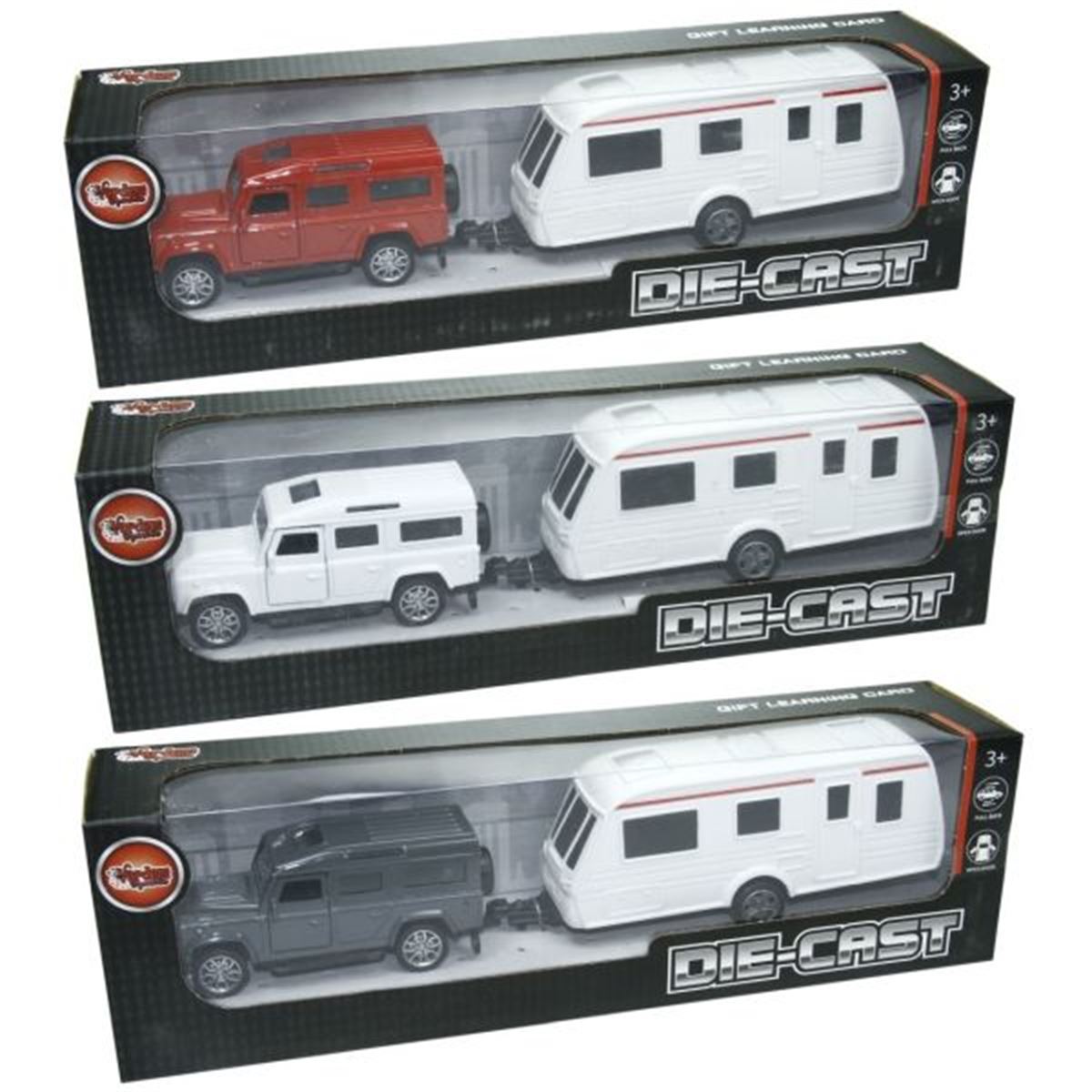 VARDEM ÇEK BIRAK DİE CAST XFD1002 JEEP+KARAVAN 1