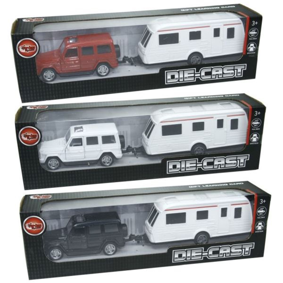 VARDEM ÇEK BIRAK DİE CAST XFD1001 JEEP+KARAVAN 1