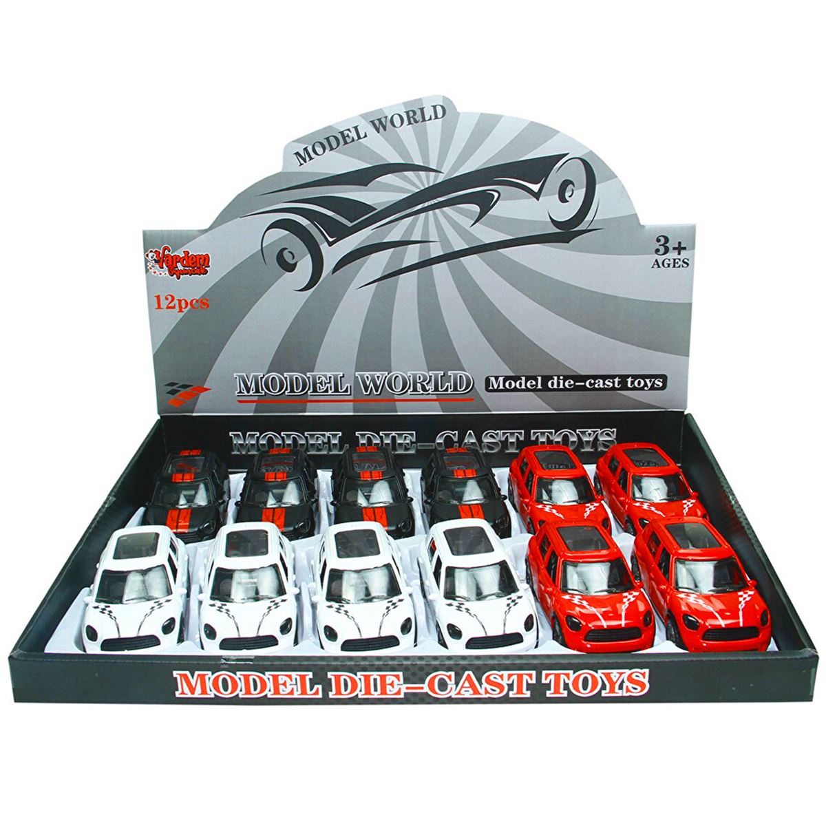 VARDEM ÇEK BIRAK ARABA MQ304-26-27-28 DİE CAST METAL AÇILIR KAPI 1:36 12 Lİ 3+ 1