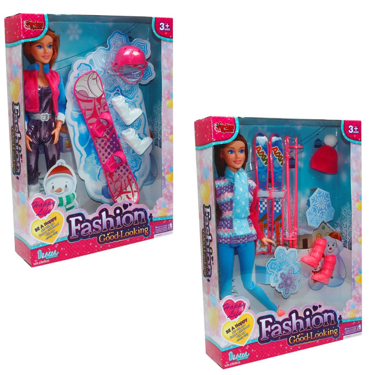 VARDEM FASHİON 66730-66731 KAYAKÇI BEBEK AKSESUARLI 29 CM 3+ 1