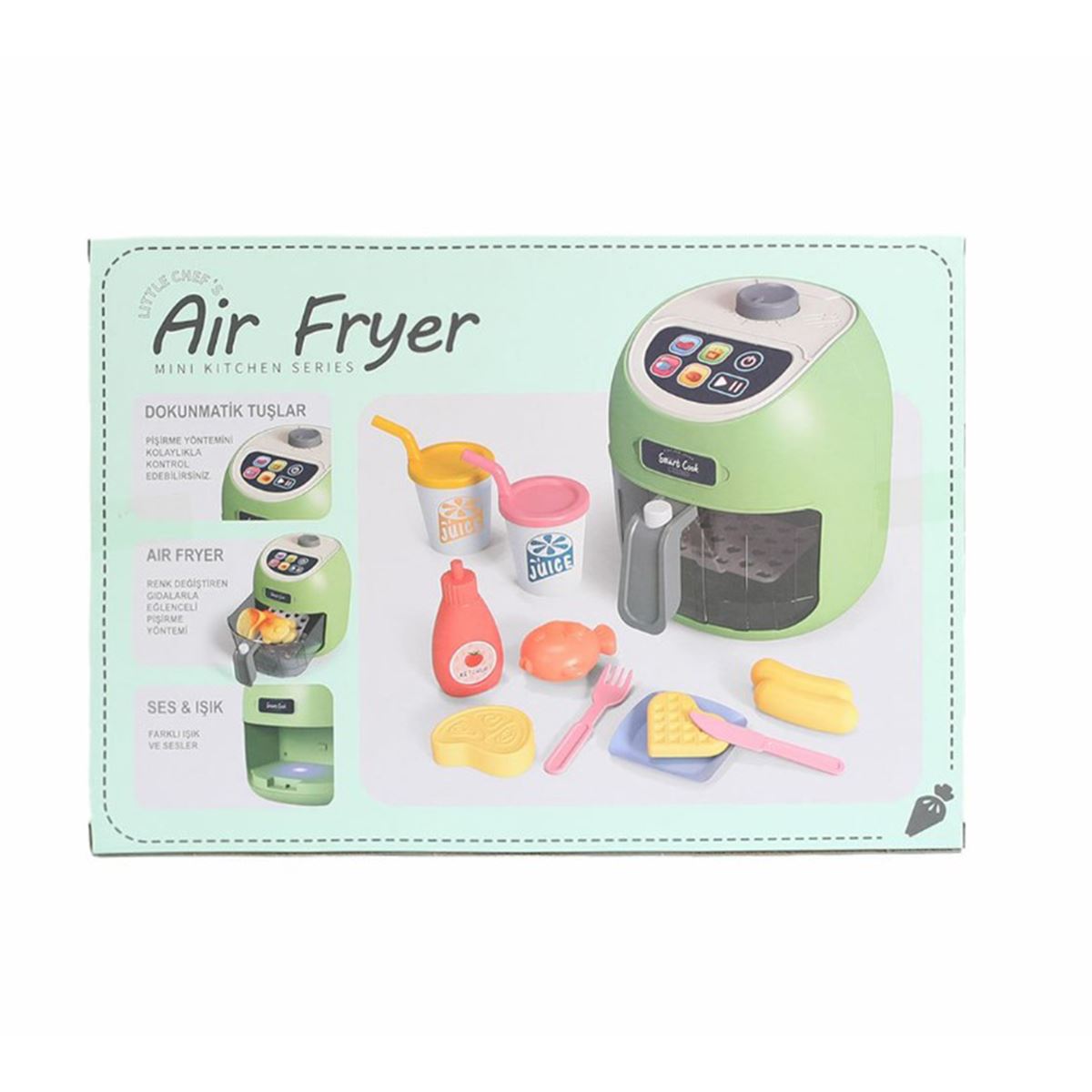 VARDEM AİR FRYER DOKUNMATİK FRİTÖZ LD-6614A RENK DEĞİŞTİREN GIDALAR 3+ 1