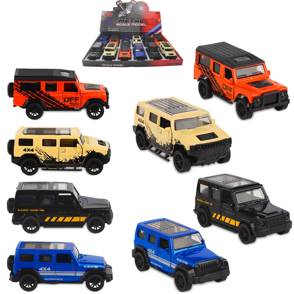VARDEM ÇEK BIRAK JEEP 4331C METAL AÇILIR KAPI 1:43 12 Lİ 3+ 1