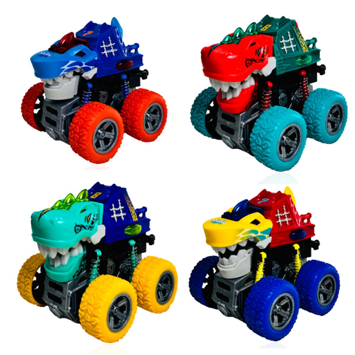 VARDEM SÜRTMELİ HAYVANLI D500-11 GÖSTERİ ARABASI SESLİ IŞIKLI 4 RENK 12 Lİ 3+ 1