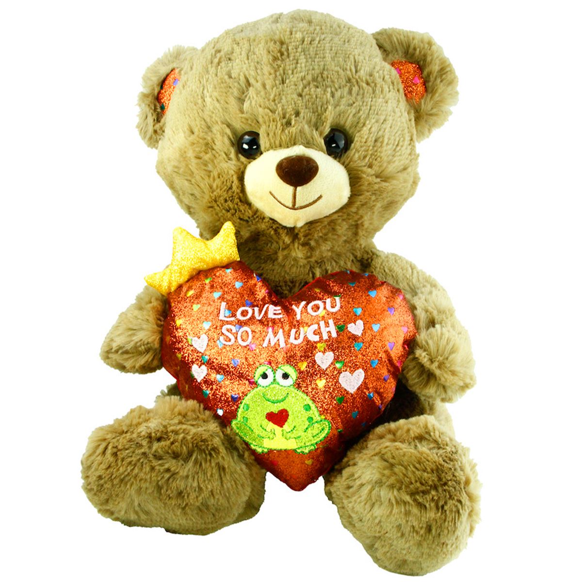 VARDEM PELÜŞ JH2323 KALPLİ AYI LOVE YOU SO MUCH 30 CM 1