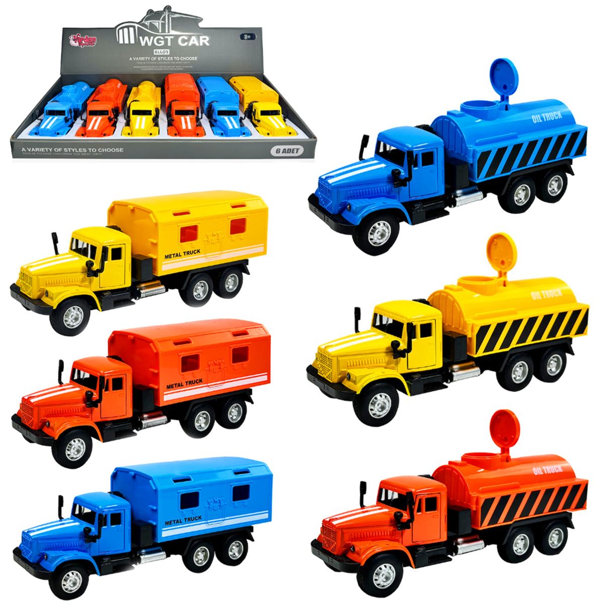 VARDEM ÇEK BIRAK KAMYON 2217-6 TANKER OFF-ROAD KAMYONU 1:50 6 LI 3+ 1