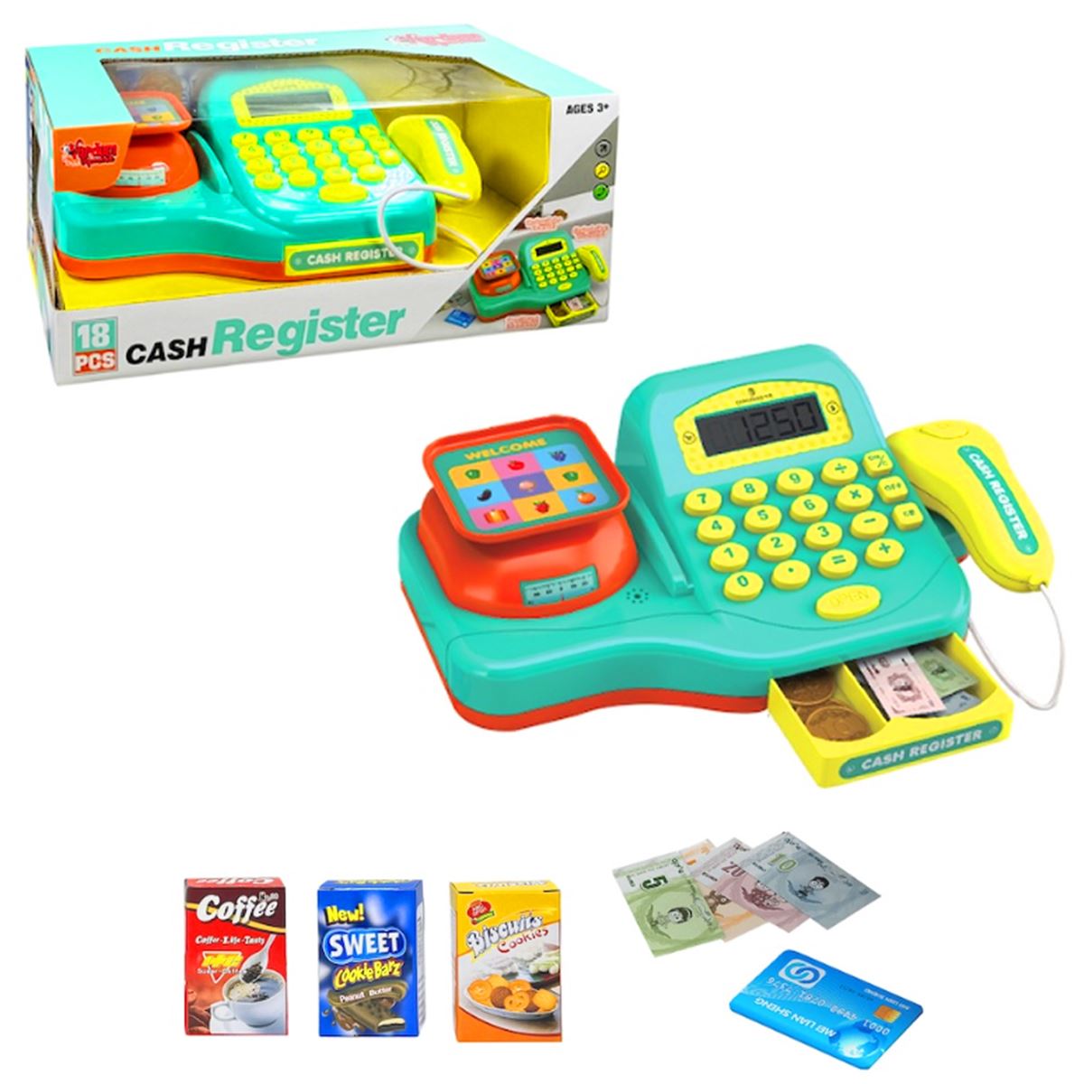 VARDEM YAZAR KASA LS820A16-8 HESAP MAKİNALI TARTILI IŞIKLI 3+ 1