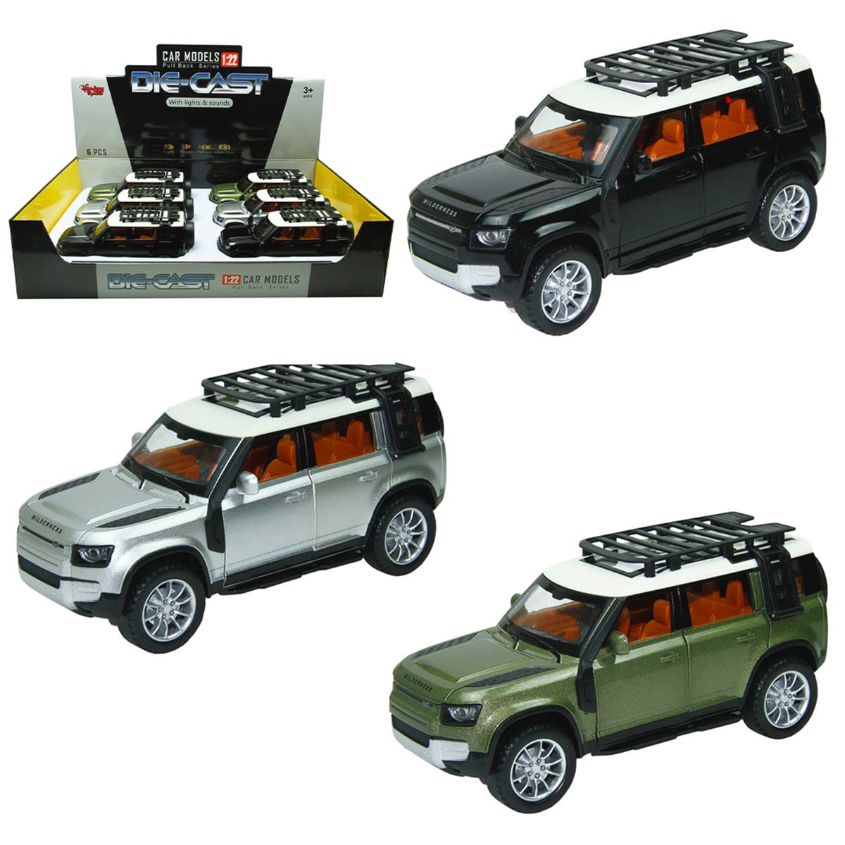 VARDEM ÇEK BIRAK JEEP HCL-910A AÇILIR KAPI SESLİ IŞIKLI 1:22 6 LI 3+ 1