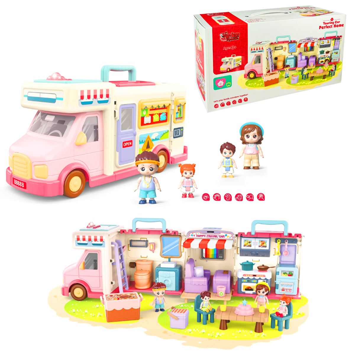 VARDEM KARAVAN G0021 AÇILIR KATLANIR AKSESUARLI SESLİ 3+ 1