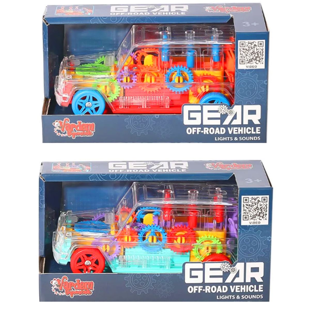 VARDEM JEEP C-1A ÇARP DÖN ŞEFFAF SESLİ IŞIKLI 3+ 1