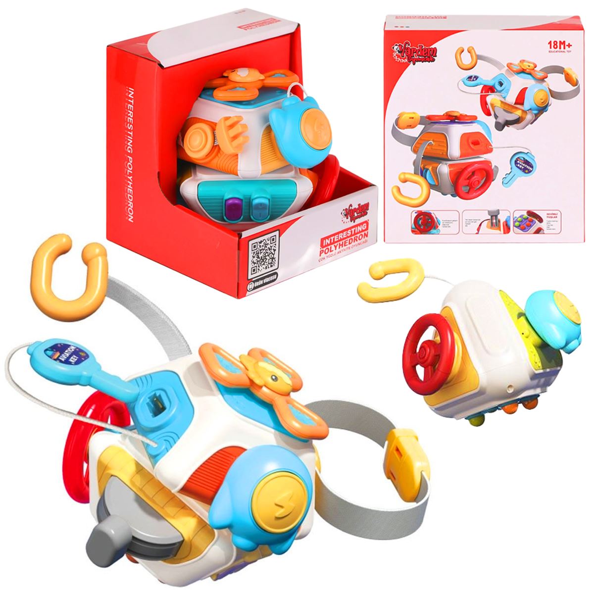 VARDEM EĞİTİCİ EĞLENDİRİCİ AKTİVİTE OYUNCAĞI RT1605 ÇOK AMAÇLI 18M+ 1