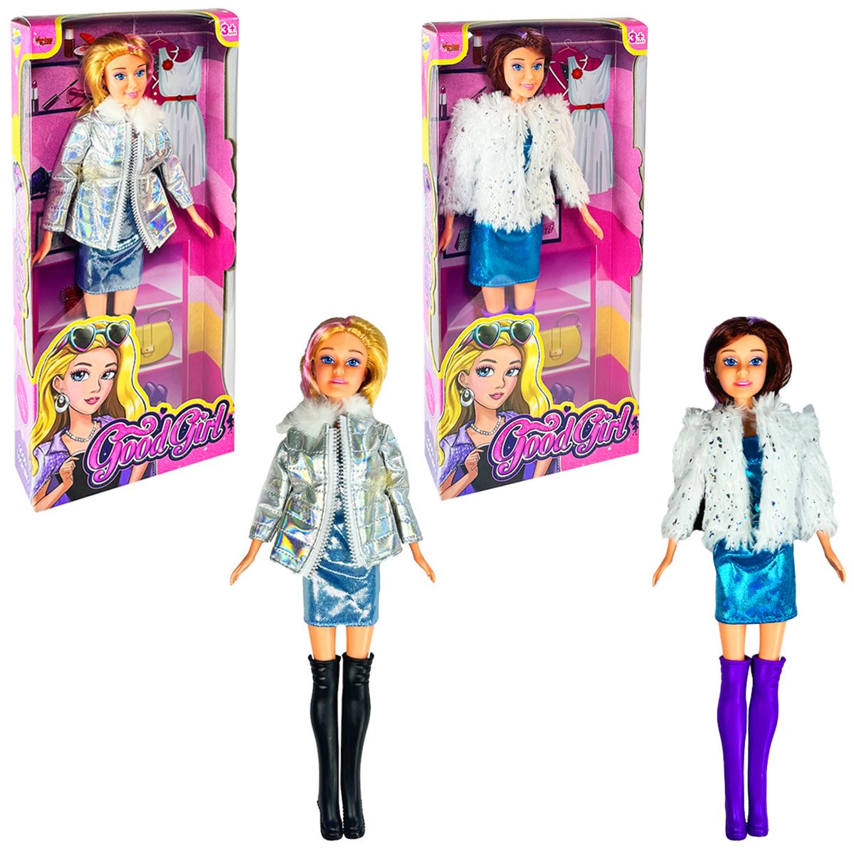 VARDEM GOOD GİRL BEBEK 66770 PARLAK ELBİSELİ 29 CM 3+ 1