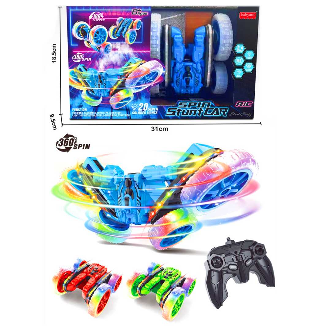 VARDEM KUMANDALI STUNT ARABA HG4-45 BUHARLI SPİN 360 F/F R/C 2.4GHZ IŞIKLI ŞARJLI 6+ 1