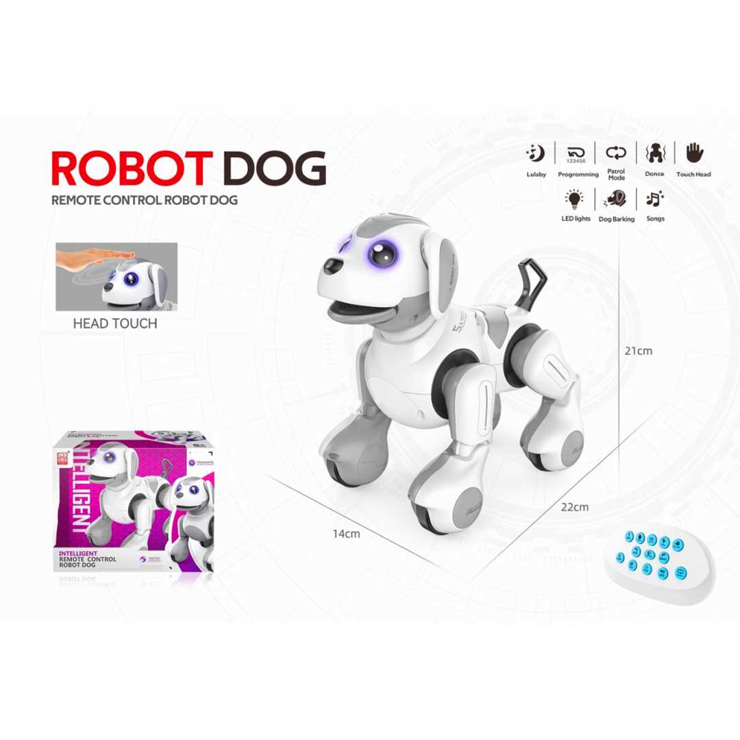 VARDEM İNTERAKTİF AKILLI ROBOT KÖPEK G52 KUMANDALI SESLİ IŞIKLI ŞARJLI 6+ 1