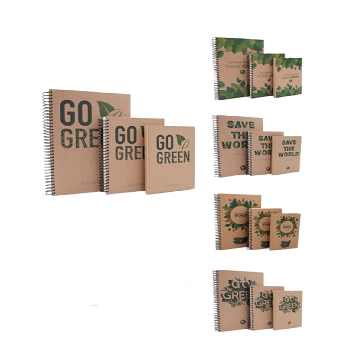 DİLMAN DEFTER 2154 16x22 SPİRALLİ KRAFT KAPAK 120 YP DÜZ 1