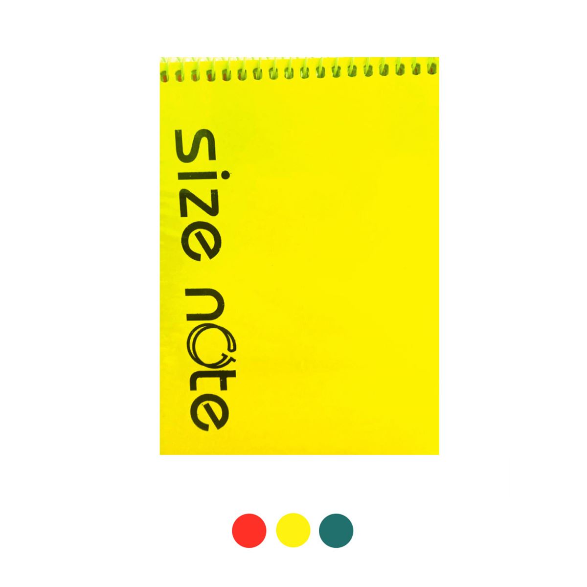 SİZE NOTE NOT DEFTERİ 7.5x10 NO:1 KARTON KAPAK ÜSTTEN SPİRALLİ 40 YP ÇİZGİLİ NO:1 24 LÜ 1