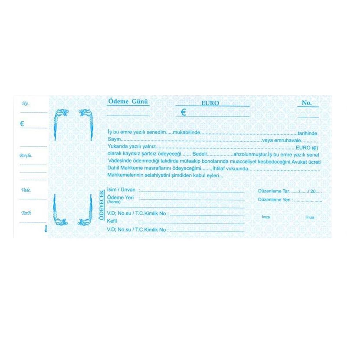 DİLMAN EURO SENEDİ 100 LÜ 2312 1