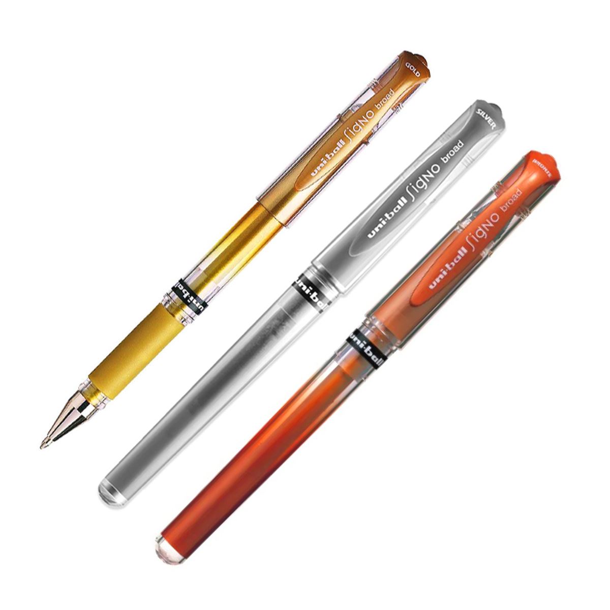 UNİ JEL DAVETİYE KALEMİ UM-153GS-36P ÜÇ RENK 1.0 36 LI SET 1