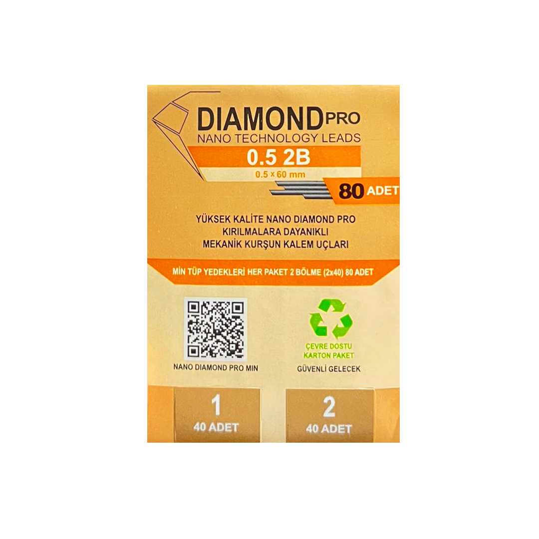 NANO DİAMOND PRO VERSATİL MİN YEDEĞİ 05 2B 80 Lİ 10 PK NDP-05-80-2B 1
