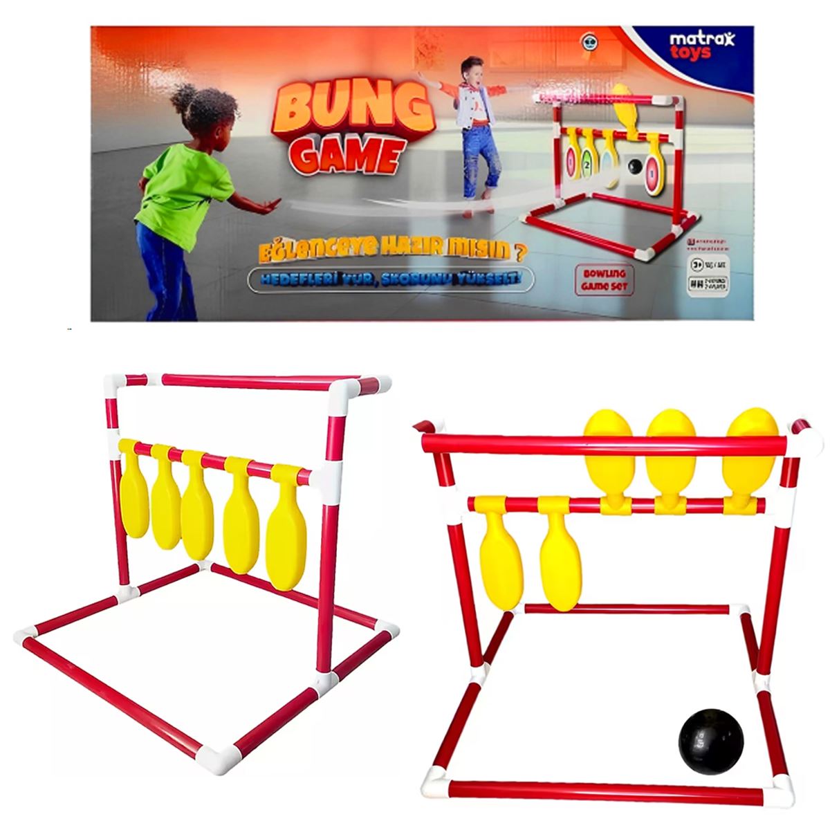 MATRAX BUNG GAME 228 BOWLİNG OYUN SETİ  3+ 1