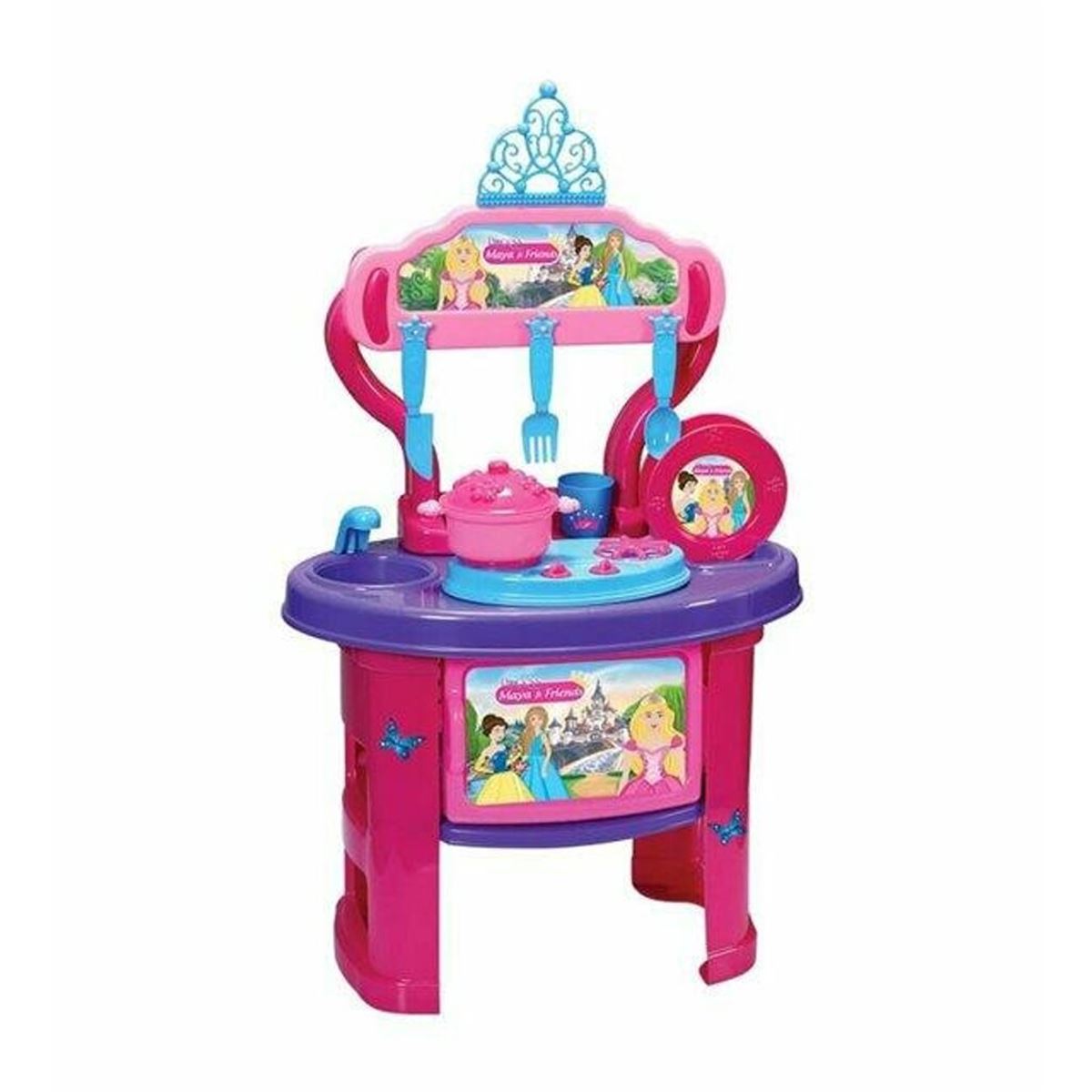 UÇAR 125 MUTFAK SETİ PRİNCESS UNİCORN 19 PARÇA 1