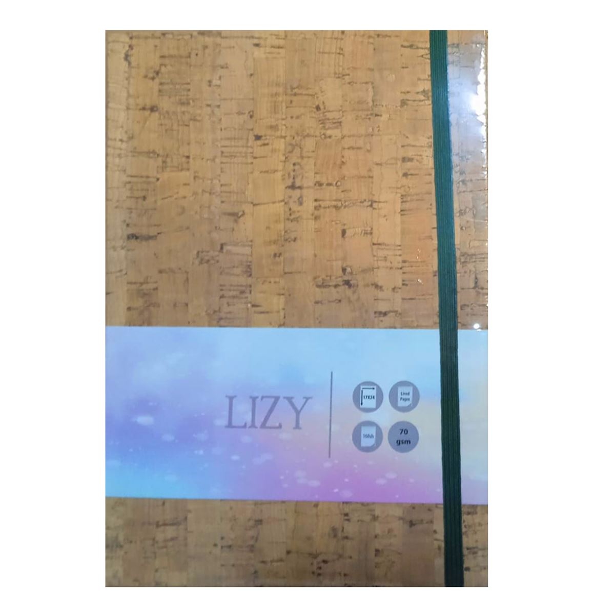 LİZ DEFTER 17x24 DİKİŞLİ SUNİ DERİ MANTAR 168 YP ÇİZGİLİ MNT190L 1