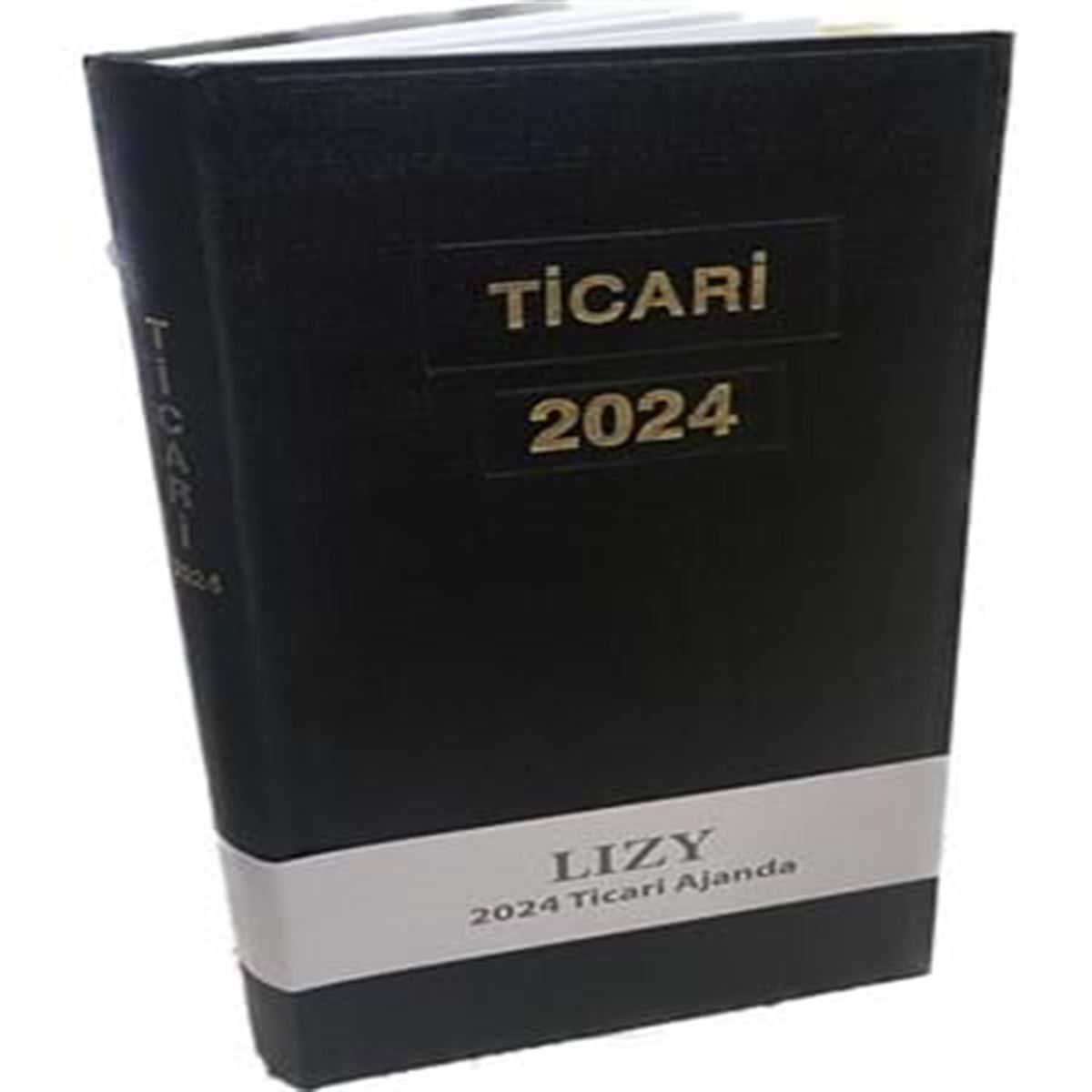 LİZ TİCARİ AJANDA 2024 AJ1733 17x33 SİYAH 1