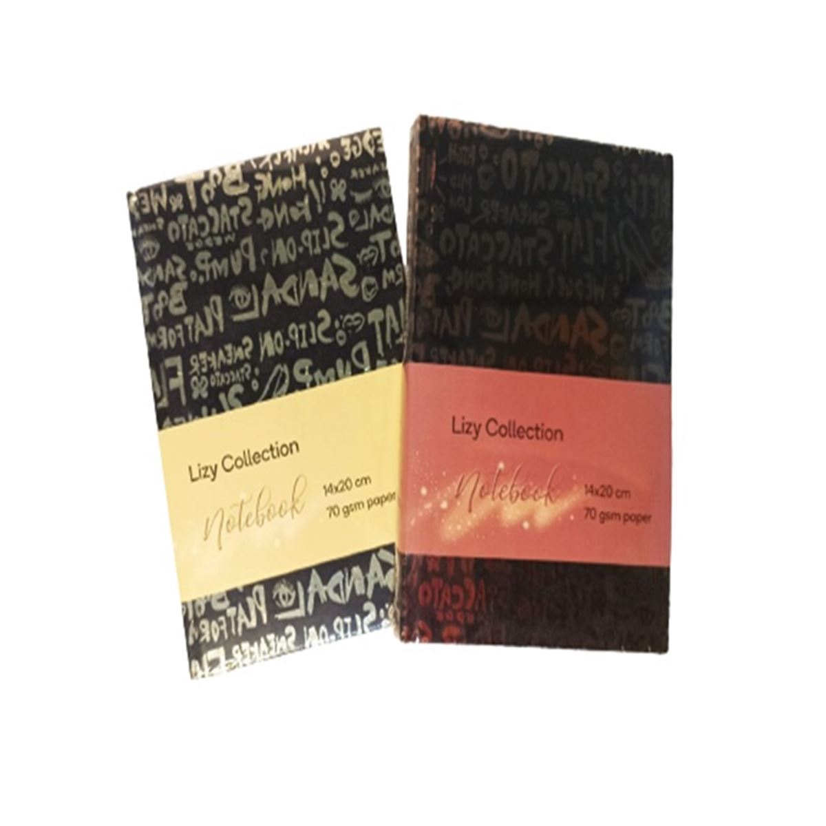 LİZ NOT DEFTERİ SÜET 14x20 YALDIZLI KARELİ SVR180LUXK 1
