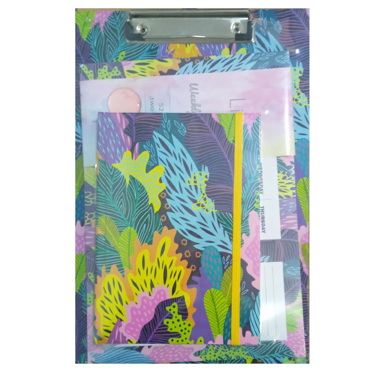 LİZ SEKRETERLİK A4 + MASA TAKVİMİ HAFTALIK + DEFTER 14x20 3 LÜ SET PLNSET2 1