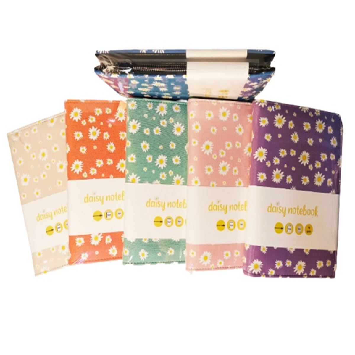 LİZ NOT DEFTERİ FERMUAR KAPAK 14x20 PAPATYA 96 YP ÇİZGİLİ PTFRD 1