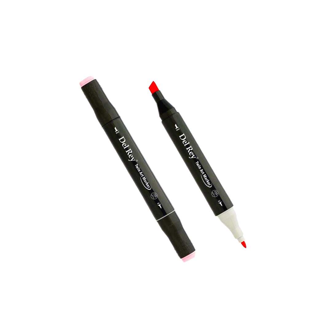 DEL REY ÇİFT TARAFLI MARKER RP17 PASTEL PİNK 6 LI MN-DR017 1
