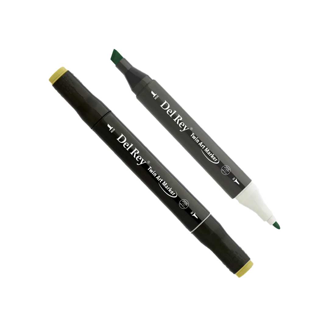 DEL REY ÇİFT TARAFLI MARKER GY48 YELLOW GREEN 6 LI MN-DR048 1