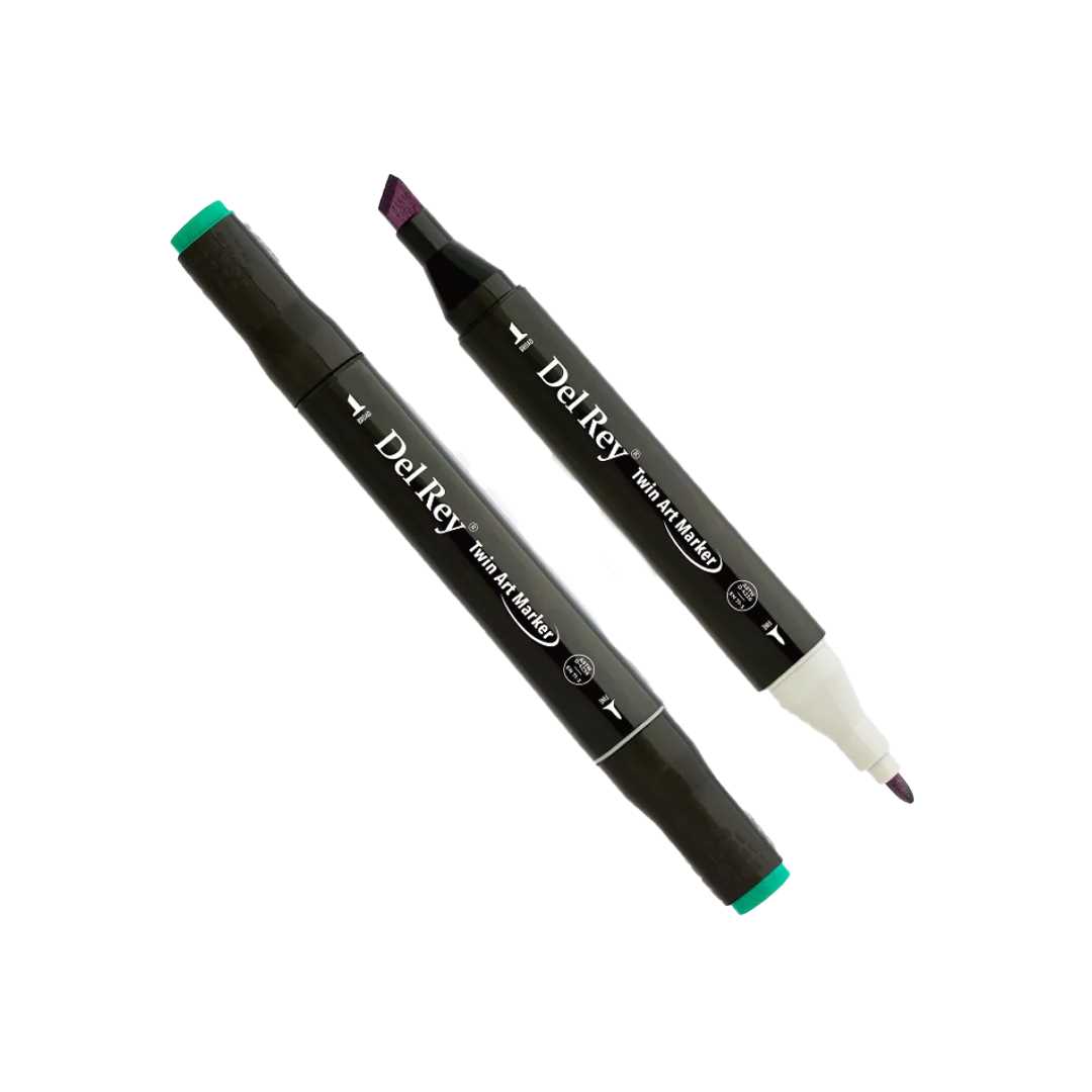 DEL REY ÇİFT TARAFLI MARKER BG50 FOREST GREEN 6 LI MN-DR050 1