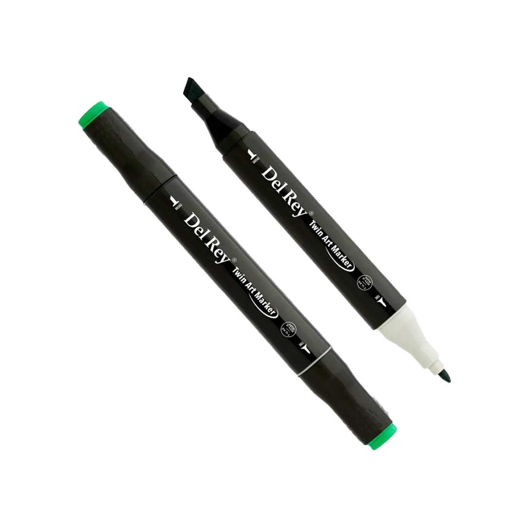 DEL REY ÇİFT TARAFLI MARKER BG52 DEEP GREEN 6 LI MN-DR052 1