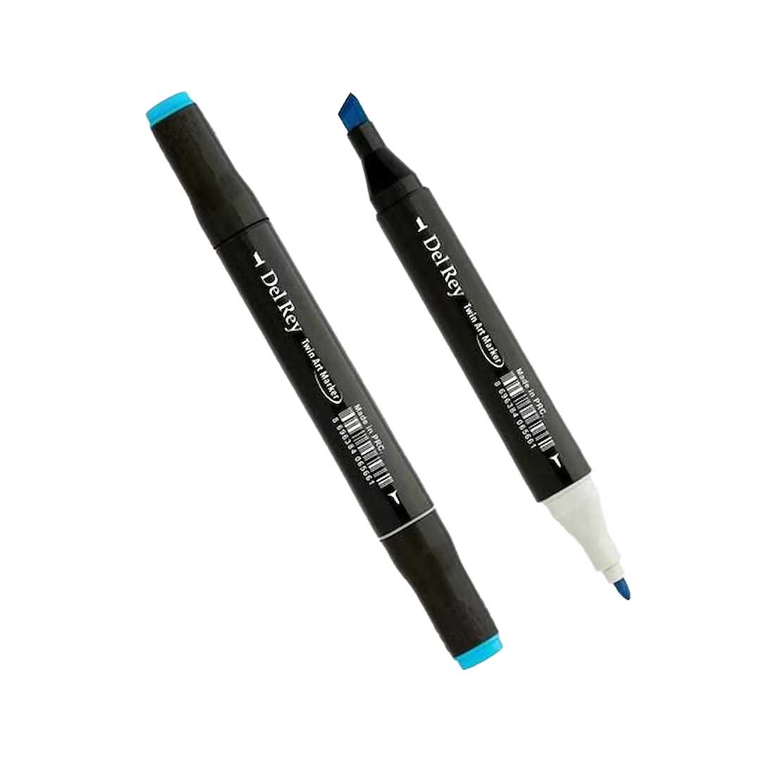 DEL REY ÇİFT TARAFLI MARKER B65 İCE BLUE 6 LI MN-DR065 1
