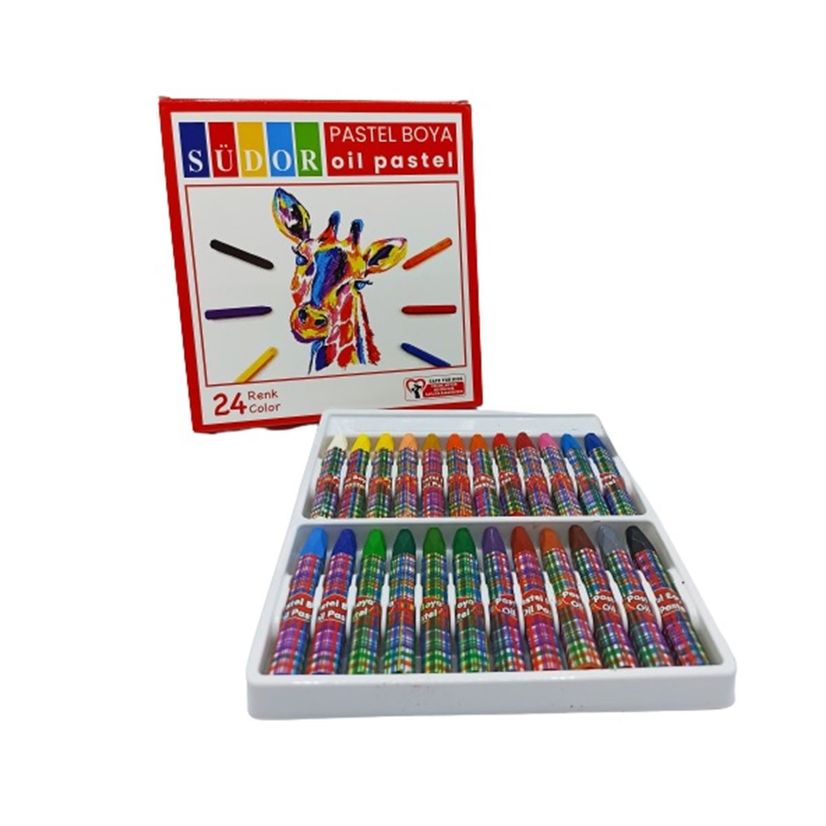 SÜDOR PASTEL BOYA 24 RENK SD624 1