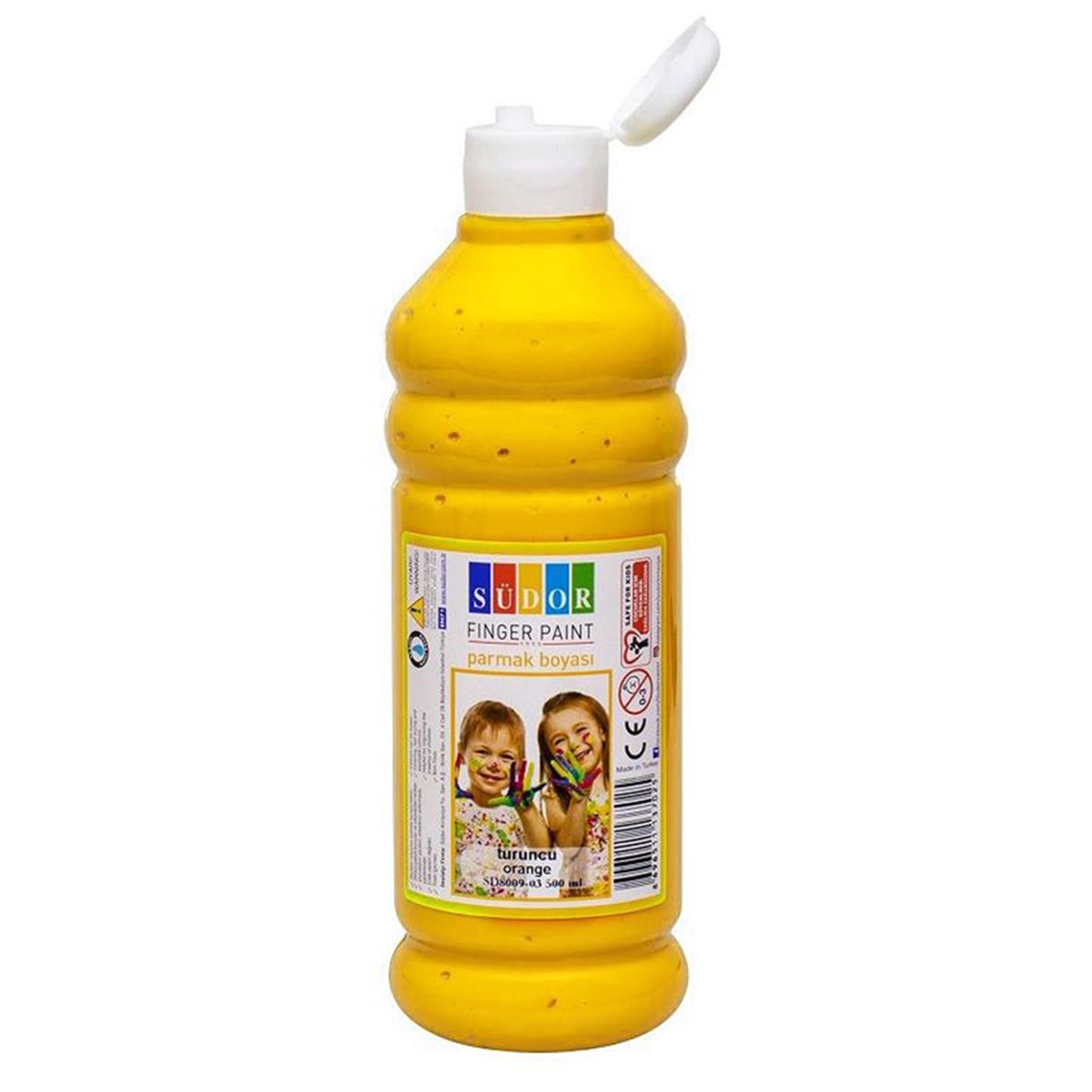 SÜDOR PARMAK BOYASI 500 ML KROM KADMİYUM SARI SD8009-02 1